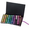 P7802 Multifunction Rectangle Box Makeup 78 Colors Eye Shadows Palette with Mirror and 2 Applicators Inside
