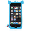 Popular Pig Shape Soft Silicone Case Cover for iPhone 5 - Blue