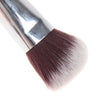 Soft Copper Tube Oblique Brush Make-up Cosmetic Tools for Women - Black and Silver