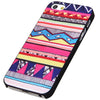 Fashion Unique Plastic Case Protective Cover with Relievo Line Stripes for iPhone 5 (Pink)