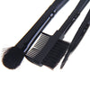 New Disign Fashion 7PCS Super Soft Synthetic Make-up Brushes with Makeup Bag (BLACK)