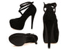 Elegant Party Womens High Heels BLACK