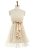 Gorgeous Strapless Double Mesh Splicing Solid Color Plus Size Bubble Hem Imitated Silk Women's Evening Dress