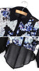 Stylish Floral Print Irregular Design Chiffon Women's Blouse