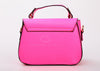 Casual PU Leather and Solid Color and Metal Chain Design Women's Shoulder Bag PINK