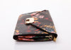 Causal PU Leather and Floral Print Design Women's Clutch Bag