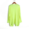 Small Braids Acrylic Cardigan Sweater GREEN