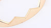 Characteristic Solid Color Women's Triangle Alloy Bracelet GOLD
