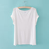 Scoop Neck Ethnic Style Elephant Print Short Sleeve Women's T-Shirt WHITE