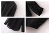 Trendy Long Sleeve Dotted Plus Size Women's Chiffon Shirt