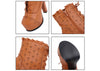 Elegant Lacework and Carving Design Women's Short Boots