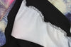 Long Sleeves Scoop Neck Tie-Dyed Gorgeous Night Sky Pattern Style Loose-Fitting Casual Women's Sweater