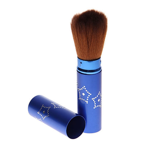 Comfortable Soft Cosmetic Face Brush Finishing Powder Blush Brush Make-up Appliance for Women - Blue
