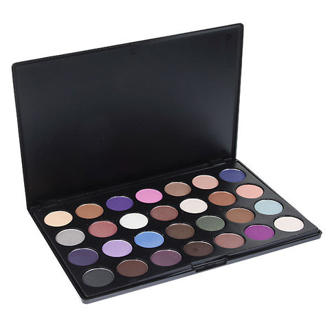 Multifunction Rectangle Box Makeup 28 Colors Eye Shadows Palette for Ladies