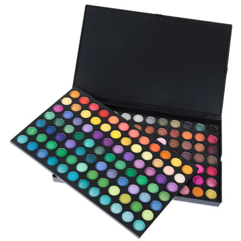 Multifunction Rectangle Box Makeup 168 Colors Eye Shadows Palette for Ladies