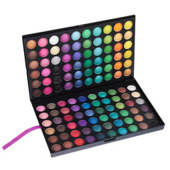 P7802 Multifunction Rectangle Box Makeup 78 Colors Eye Shadows Palette with Mirror and 2 Applicators Inside