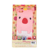 Popular Pig Shape Soft Silicone Case Cover for iPhone 5 - Pink