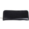 8PCS Professional Cosmetic Tool Wool Brushes with Zipper Leather Bag - Black
