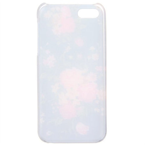Popular Flowers Designer Plastic Hard Case Cover for iPhone 5 (Purple)
