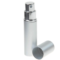 Compact Portable Small Delicate Perfume Spray Bottle - Silver