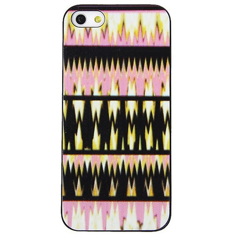 Fashion Unique Plastic Case Protective Cover with Relievo Phanton Pattern for iPhone 5 (Pink)