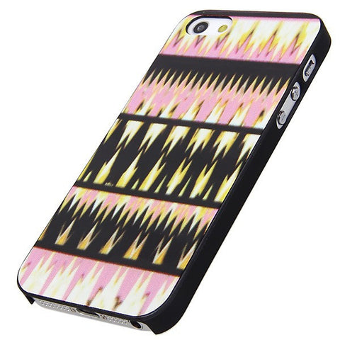 Fashion Unique Plastic Case Protective Cover with Relievo Phanton Pattern for iPhone 5 (Pink)
