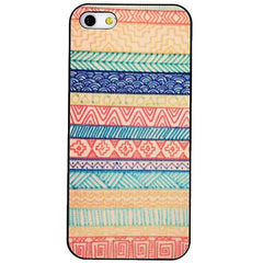 Fashion Unique Plastic Case Protective Cover with Relievo Flower Pattern for iPhone 5