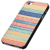 Fashion Unique Plastic Case Protective Cover with Relievo Flower Pattern for iPhone 5