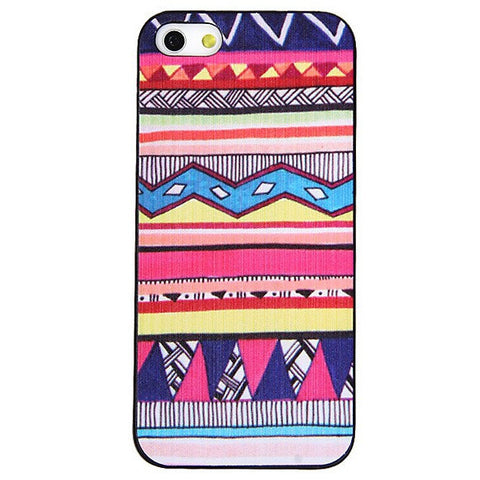 Fashion Unique Plastic Case Protective Cover with Relievo Diamond Pattern for iPhone 5 (Cyan)
