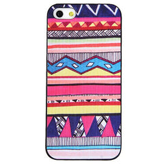 Fashion Unique Plastic Case Protective Cover with Relievo Diamond Pattern for iPhone 5 (Cyan)
