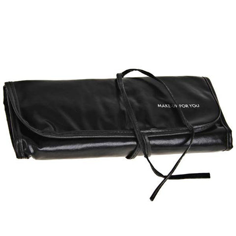15PCS Cosmetic Brushes Professional Make-up Tool with Black Leather Bag