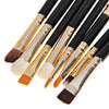 [SharingDiscount] 12PCS Brushes Professional Cosmetic Tool with Zippered Plum Leather Pencil Bag