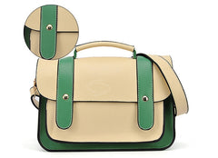 Cute Women's Bag PU Color Block and Covered Small MINT GREEN
