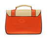 Cute Women's Bag PU Color Block and Covered Small ORANGE