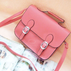 Everyday PU Leather Messenger Women's Bag WATERMELON RED