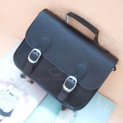 Everyday PU Leather Messenger Women's Bag BLACK