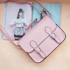 Everyday PU Leather Messenger Women's Bag PINK