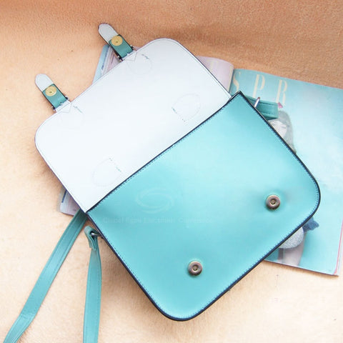 Everyday PU Leather Messenger Women's Bag GREEN