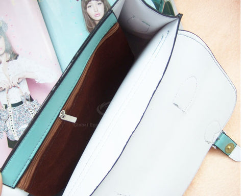 Everyday PU Leather Messenger Women's Bag GREEN