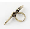 Retro Style Angle's Wing Embellished Finger Ring