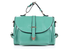 Stylish Casual Vintage Candy Color and Belts Design Women's Tote Bag MINT GREEN