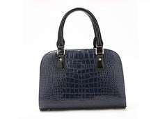 Casual PU Leather Vintage High Quality Sequins Design Women's Tote DEEP BLUE