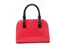 Casual PU Leather Vintage High Quality Sequins Design Women's Tote ROSE