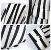 Stylish Style V-Neck Long Sleeves Stripe Print Women's Spring Shirt
