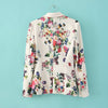 Spring Trends Lapel Colorful Flower Printing Women's Blazers