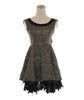 Noble Sequin Bow Embellished Backless Sleeveless Women's Party Dress