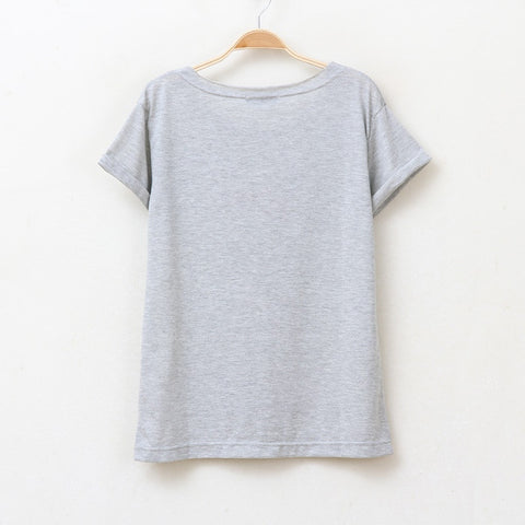 Cute Little Penguin Print Cotton Blend Women's T-Shirt
