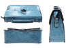 School University College Bag Tote and Rivets Design Shoulder Bag For Women BLUE