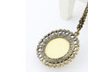 Retro Rose Shaped Alloy Necklace For Women