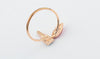 Fashional Rhinetone Decorated Red Lips Shape Ring For Women